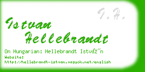 istvan hellebrandt business card
